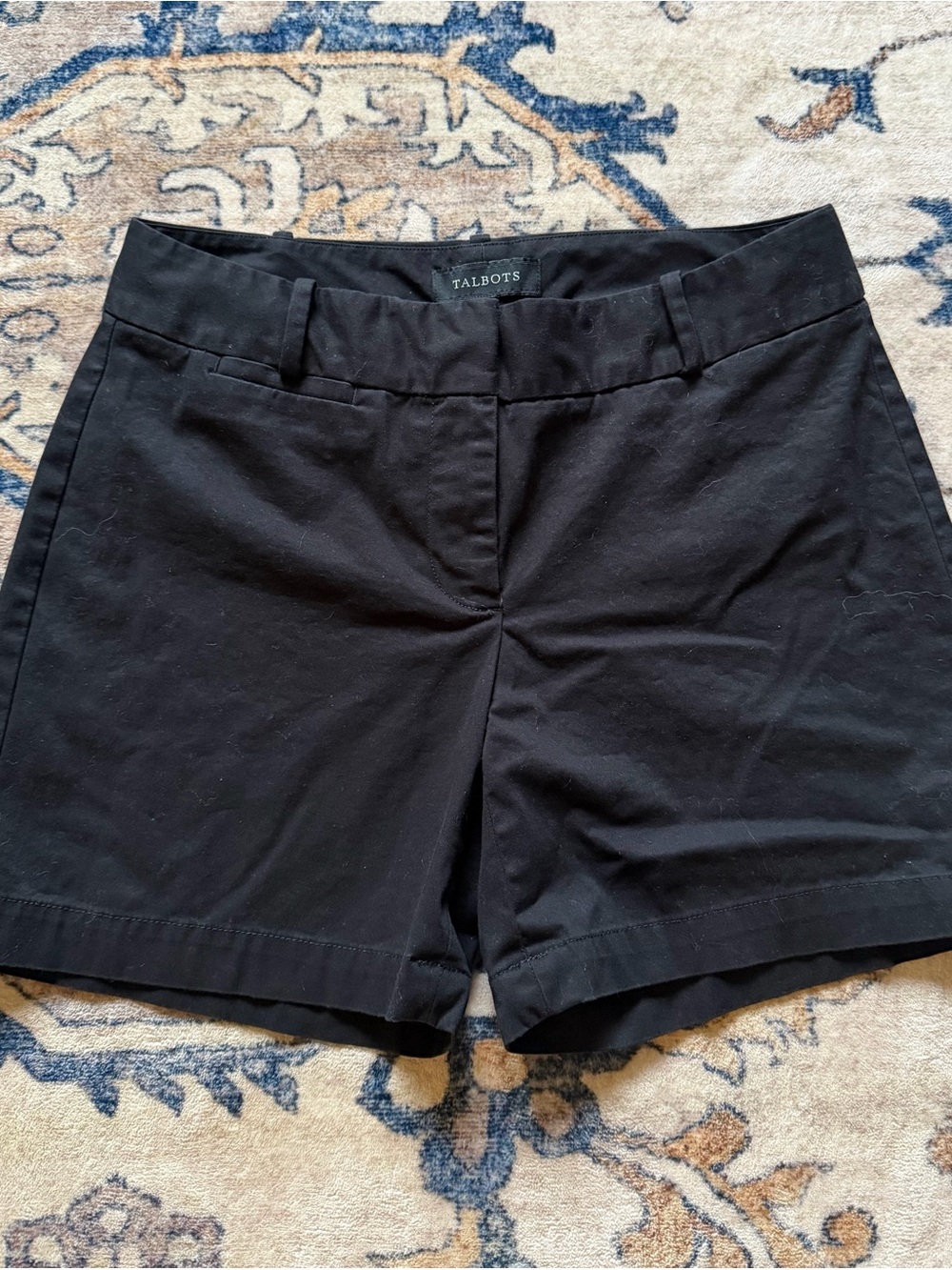 Talbots Black Women's Classic Tailored Shorts